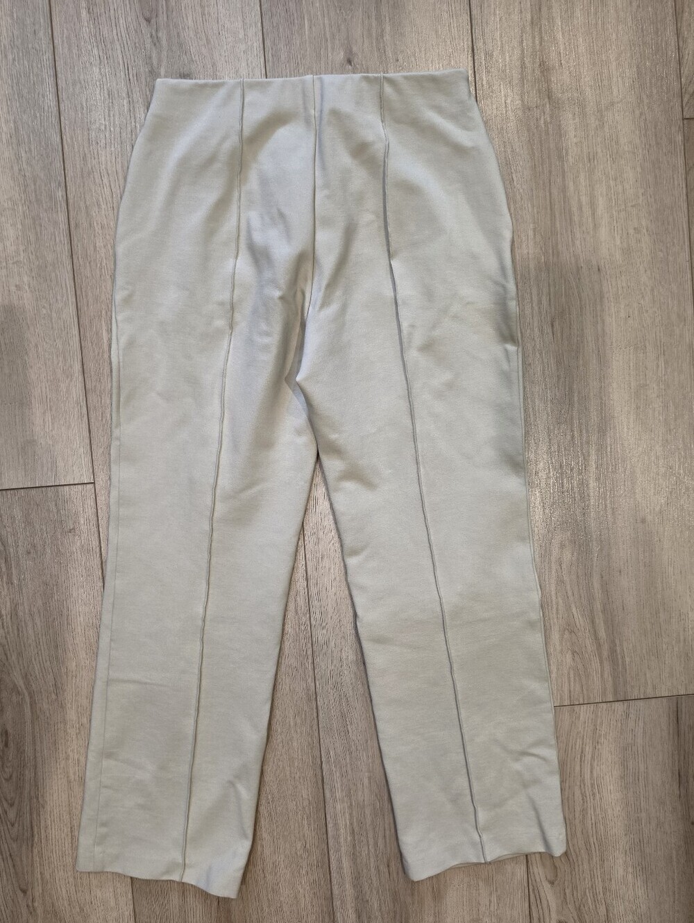 Banana Republic Straight High Rise Pants Women’s XS Petite Beige Stretch Career - Picture 2 of 4